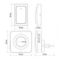 EMOS EMOS Domový bezdrôtový zvonček P5731 3402116000