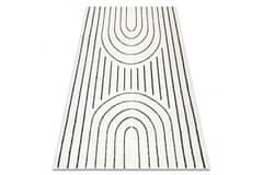 Dywany Łuszczów Kusový koberec Mode 8494 geometric cream/black 200x290