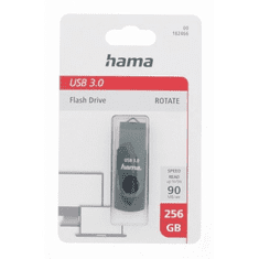 USB 3.0 Flash Drive Rotate, 256 GB, 70 MB/s, petrolejová modrá