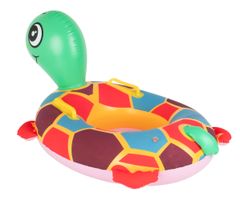 WOWO Detský nafukovací plavecký krúžok s sedačkou, dizajn korytnačka, do 15 kg
