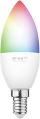 TRUST Smart WiFi LED žárovka, E14, svíčka, RGB