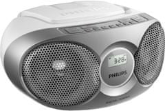 Philips AZ215, strieborná