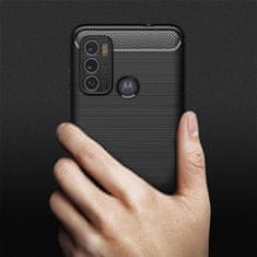 Tech-protect Carbon puzdro pre Motorola Moto G60 - Čierna KP26658