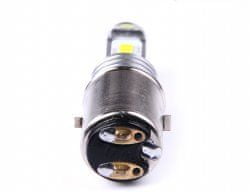 AUTOLAMP LED 12V-24V 35W/25W BA20d čirá