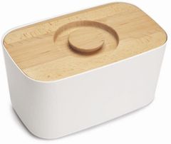 Joseph Joseph Nádoba na chlieb s doskou Bread Bin, biela