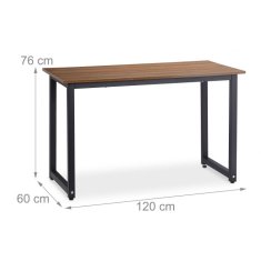 Relax Písací stôl 5414, tmavé drevo