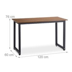Relax Písací stôl 5414, tmavé drevo