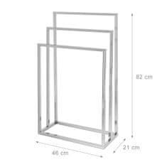 Relax Vešiak na uteráky chrómový, 9256, 82cm