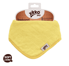 KIKKO Slintáček/šatka bambusová Colours (1 ks) – lemon