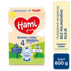 Hami 4 Mlieko batoľacie s príchuťou vanilky 600 g