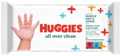 Huggies HUGGIES Single All Over Clean Obrúsky vlhčené 56 ks