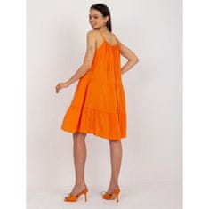 Och Bella Dámske šaty OCH BELLA oranžové TW-SK-BI-2006.16_399358 S