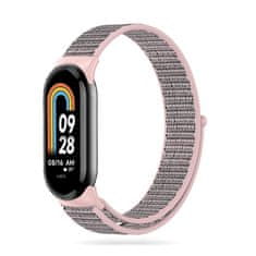 Tech-protect Nylon remienok na Xiaomi Smart Band 8 / 9, pink