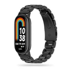 Tech-protect Stainless remienok na Xiaomi Smart Band 8, black