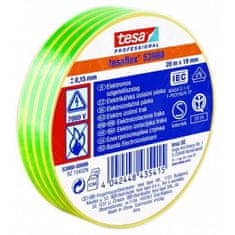 Tesa Páska elektroizolačná PVC 53988, IEC, 20 mx 19 mm, žltozelená