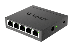 D-Link DGS-105 kovový 5-port 10/100/1000 Switch