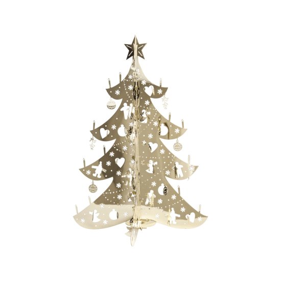 Decor By Glassor Vianočná dekorácia zlatý stromček