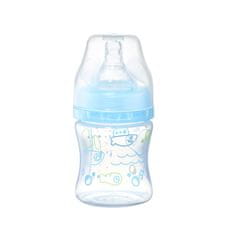 BabyOno Fľaša antikoliková Klasik modrá 120 ml 0m+