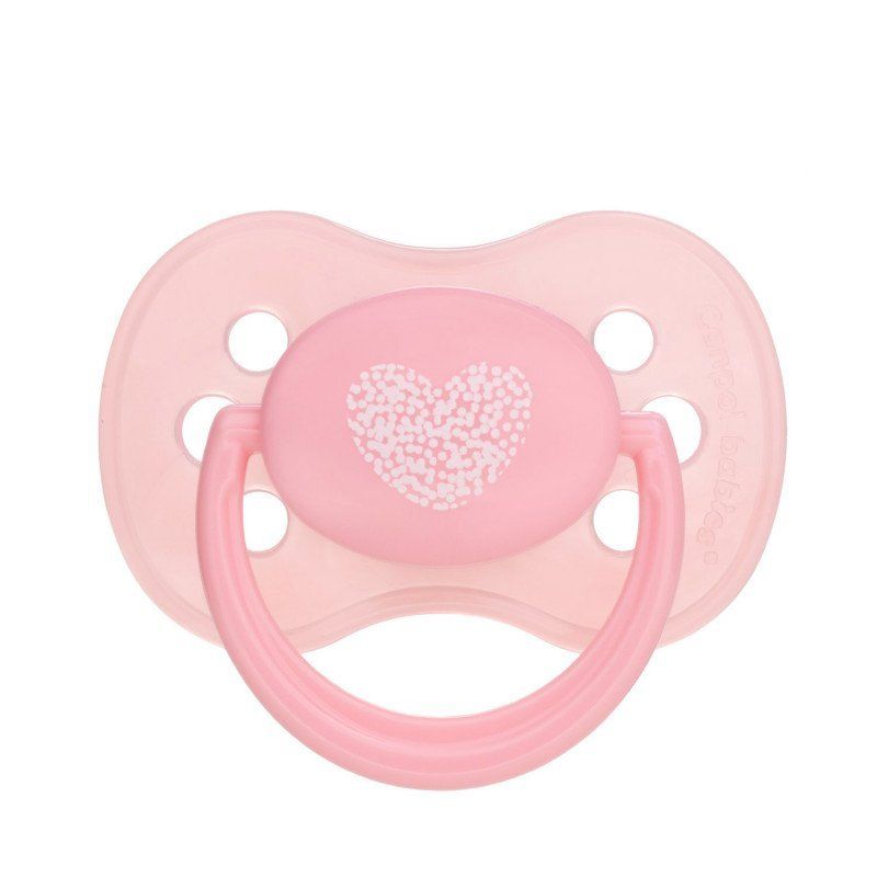 CANPOL BABIES Piatto in silicone diviso con ventosa Orsetto rosa