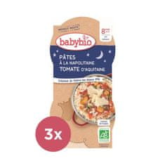 Babybio 3x Večerné menu Neapolské cestoviny 2x 200 g