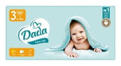 Dada Extra Soft Plienky jednorázové 3 Midi (4-9 kg) 56 ks