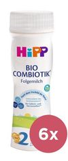 HiPP 6x 2 BIO Combiotik Následná tekutá mliečna dojčenská výživa od uk. 6. mesiaca, 200 ml