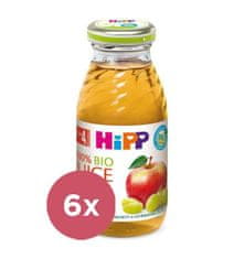 HiPP 6x BIO Jablkovo - hroznová šťava 200 ml