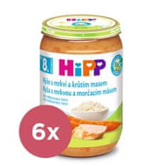 HiPP 6x BIO Ryža s mrkvou a morčacím mäsom 220 g