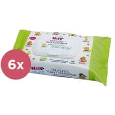 HiPP 6x Babysanft Vlhčený toaletný papier ULTRA SENSITIVE, 50 ks