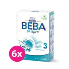 BEBA 6x OPTIPRO 3 Mlieko batoľacie, 500 g