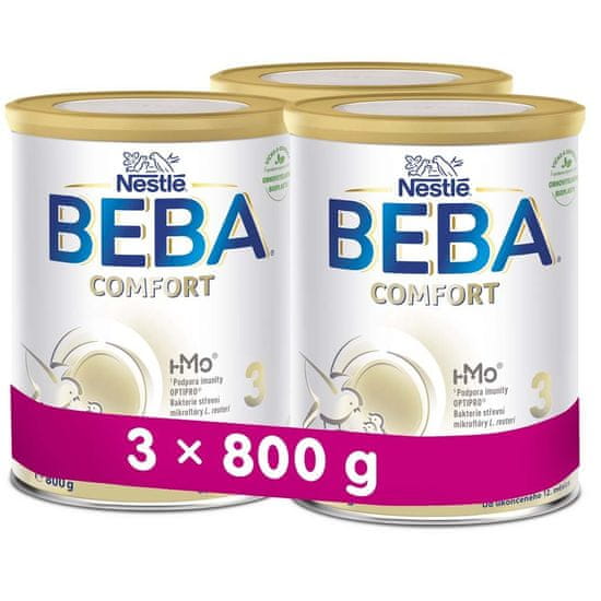 BEBA 3x COMFORT HM-O 3 Mlieko batoľacie, 800 g