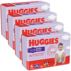 Huggies Pants Nohavičky plienkové jednorazové 6 (15-25 kg) 120 ks - MESAČNÁ ZÁSOBA