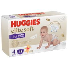 Huggies Elite Soft Pants Nohavičky plienkové jednorázové 4 (9-14 kg) 38 ks