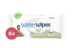 WaterWipes 6x Vlhčené obrúsky bez obsahu plastov Soapberry 60 ks ( 360 ks )