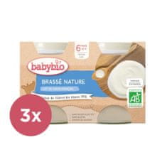 Babybio 3x Brassé z francúzskeho mlieka natur 2x 130 g