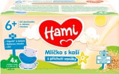 Hami mliečko s kašou s príchuťou vanilky 4x250 ml