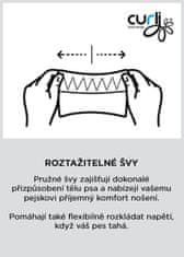 curli Postroj pre psov so sponou Air-Mesh Moss XL, 12-18 kg