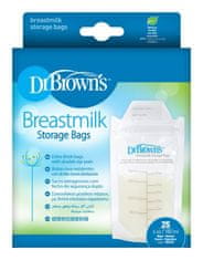 Dr.Brown´s Vrecká na uskladnenie materského mlieka 180 ml, 25 ks