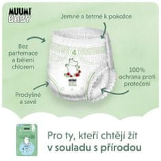 MUUMI BABY Baby Pants 4 Maxi 7-11 kg (40 ks), nohavičkové eko plienky