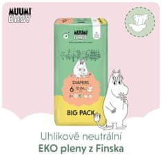 MUUMI BABY Baby 6 Junior 12-24 kg (54 ks), eko plienky