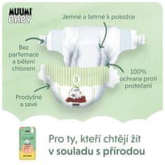 MUUMI BABY Baby 5 Maxi+ 10-16 kg (66 ks), eko plienky