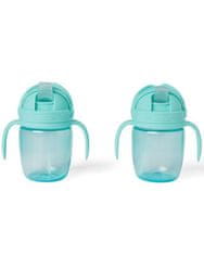 Skip hop Hrnček rastúci Sip-to-Straw Teal 6m+