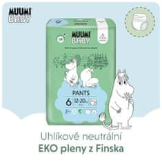 MUUMI BABY Baby Pants 6 Junior 12-20 kg (36 ks), nohavičkové eko plienky