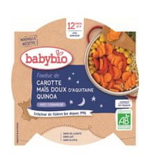 Babybio Večerné menu mrkva a sladká kukurica s quinoa 230 g