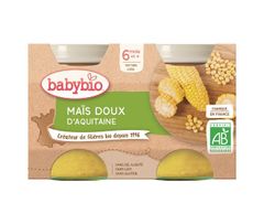 Babybio Príkrm sladká kukurica 2x 130 g