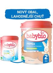 Babybio 3x PRIMEA 2 dojčenské bio mlieko 800 g