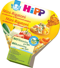 HiPP 6x BIO Mini Rigatoni so zeleninou v smotanovej omáčke 250 g