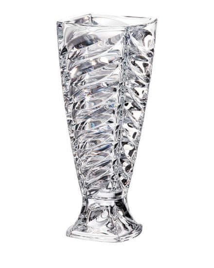 Crystal Bohemia Bohemia Crystal váza na nôžke Facet 375mm