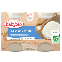 Babybio 3x Brassé z francúzskeho mlieka natur 2x 130 g