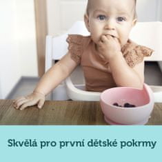 Canpol BABIES Miska silikónová s prísavkou 300 ml ružová